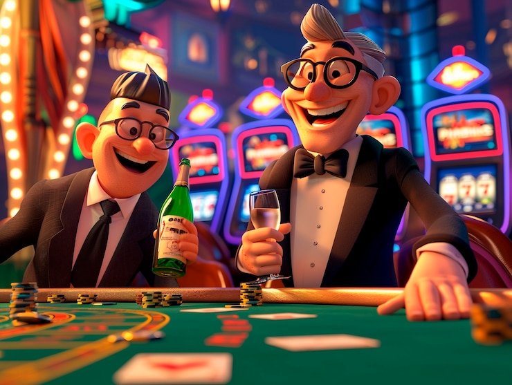 Studio Lightning Dice dengan tiga dadu profesional dan display hasil real-time